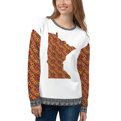 Minnesota Kumusha Print Unisex Sweatshirt