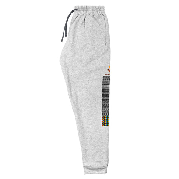 RuvaAfricWear Mud Cloth & Zulu Print Unisex Joggers