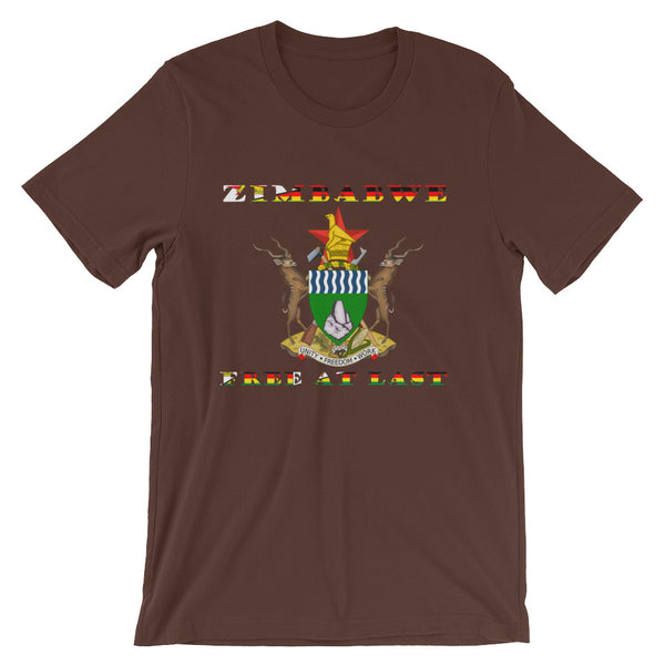 Zimbabwe Free At Last Unisex T-Shirt