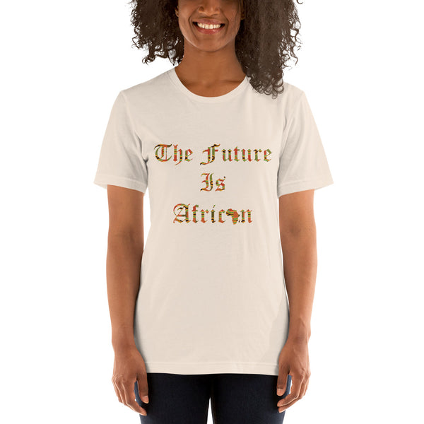 The Future is African Kente Print Short-Sleeve Unisex T-Shirt