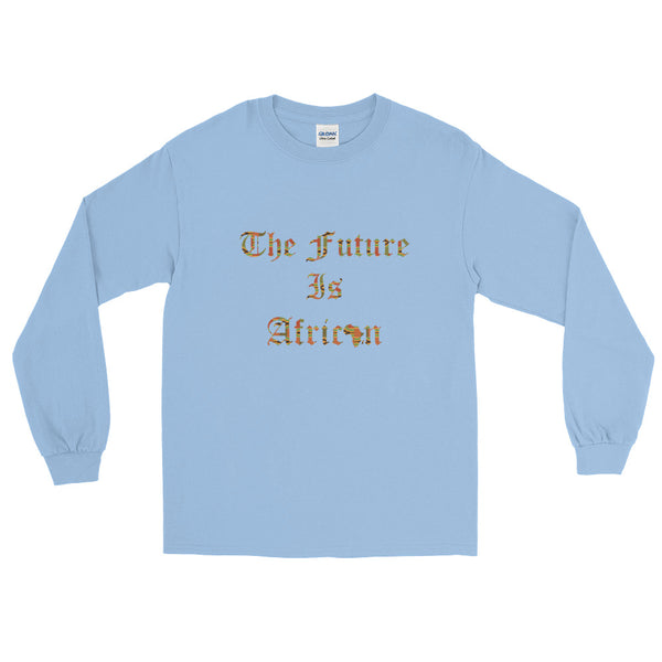 The Future is African Kente Print Long Sleeve T-Shirt
