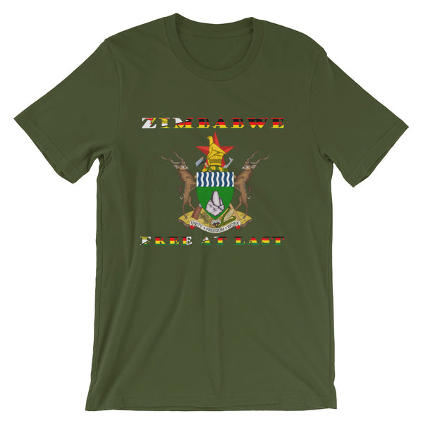 Zimbabwe Free At Last Unisex T-Shirt