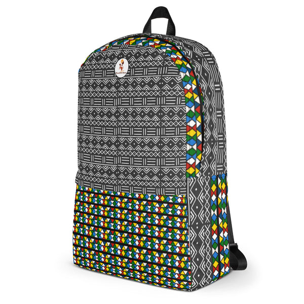 Zulu and Mud Cloth Fusion Backpack
