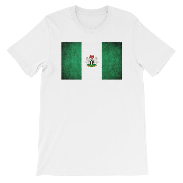 Nigerian Flag with Coat of Arms Short-Sleeve Unisex T-Shirt