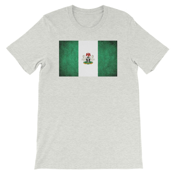 Nigerian Flag with Coat of Arms Short-Sleeve Unisex T-Shirt