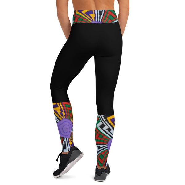 Mesob (Woven Basket) Yoga Leggings