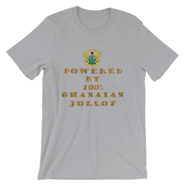 Powered by Ghanaian Jollof Unisex T-Shirt