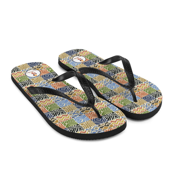 Zim Hari Print Flip-Flops
