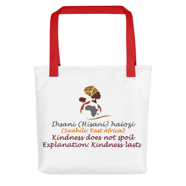 Swahili Proverb Tote bag