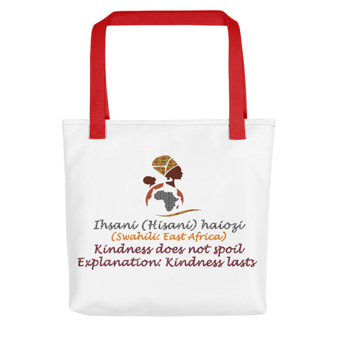 Swahili Proverb Tote bag