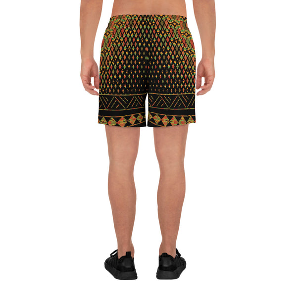Men's Kente Scatter Athletic Shorts