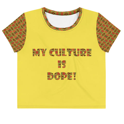My Culture Is Dope Crop Tee