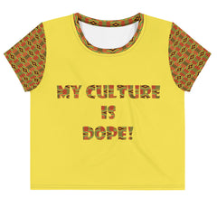 My Culture Is Dope Crop Tee
