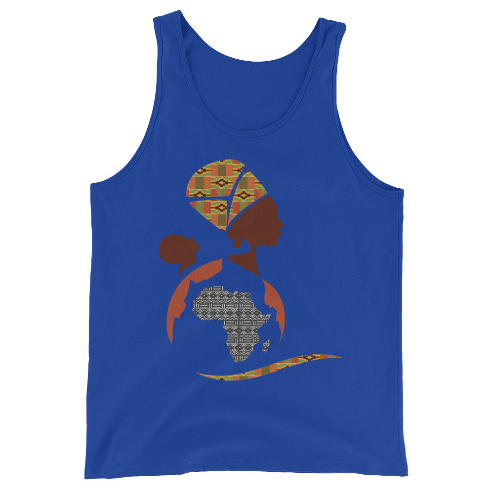 african print tank top