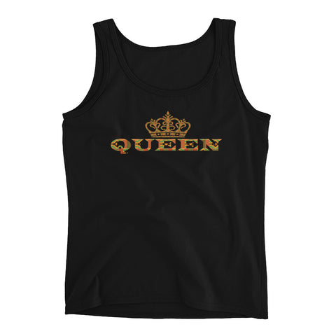 Queen Kente Print Ladies' Tank
