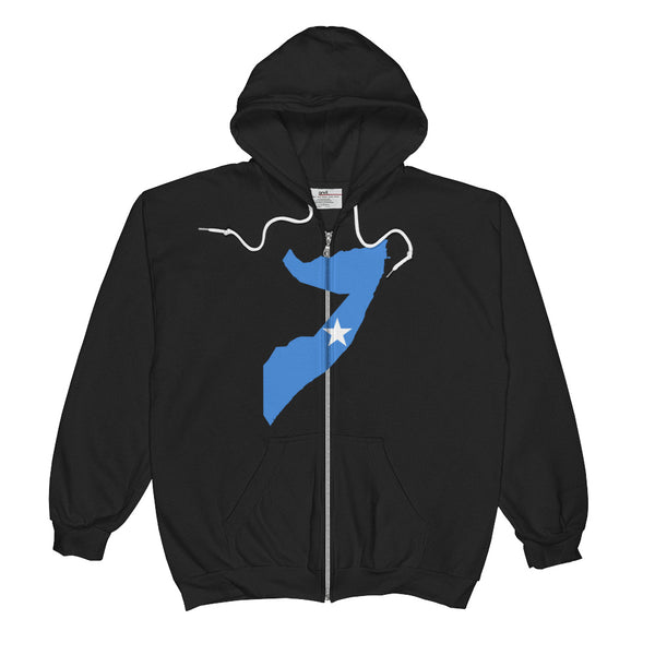 Somalia Unisex  Zip Hoodie