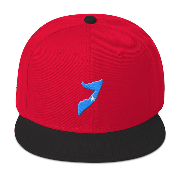 Map of Somalia Snapback Hat