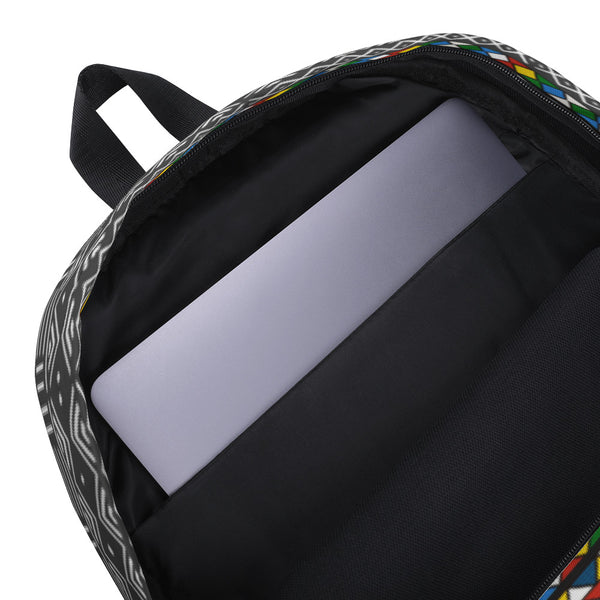 Zulu and Mud Cloth Fusion Backpack