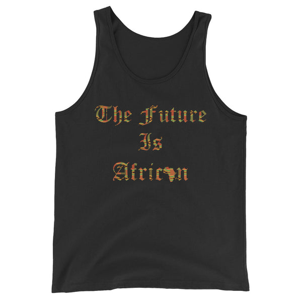 The Future is African Kente Print Unisex  Tank Top