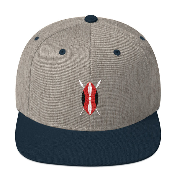 Kenyan Shield Snapback Hat