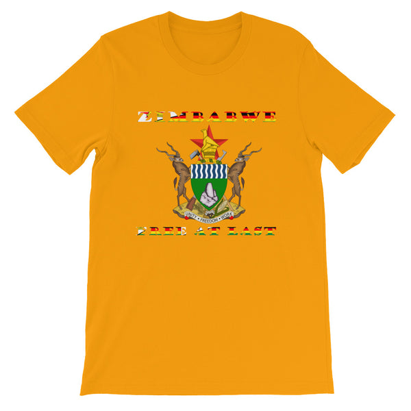 Zimbabwe Free At Last Unisex T-Shirt