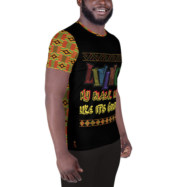 Living My Black Life Like It's Golden Men's Jersey