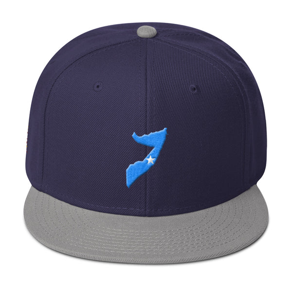 Map of Somalia Snapback Hat