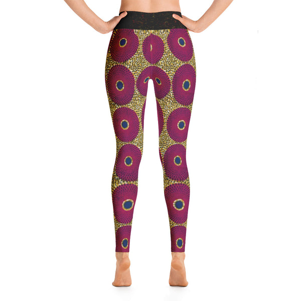 Ankara Circles Yoga Leggings