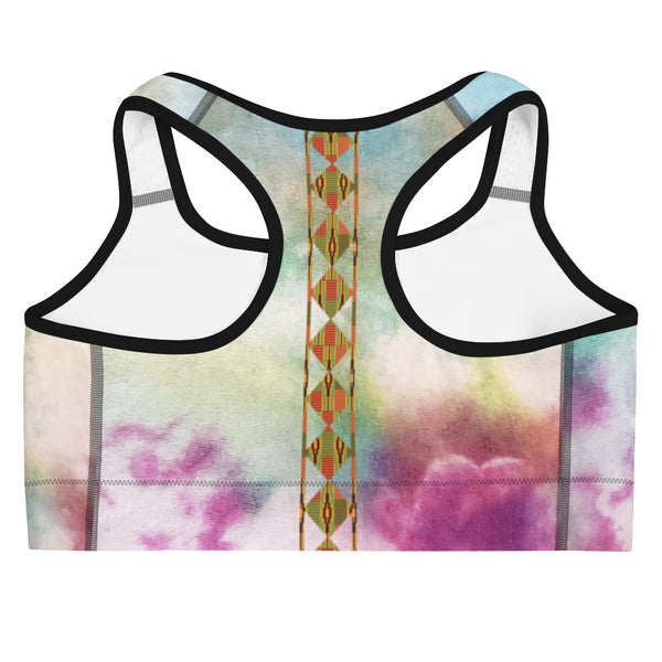 RuvaAfricWear Tie & Dye Sports bra