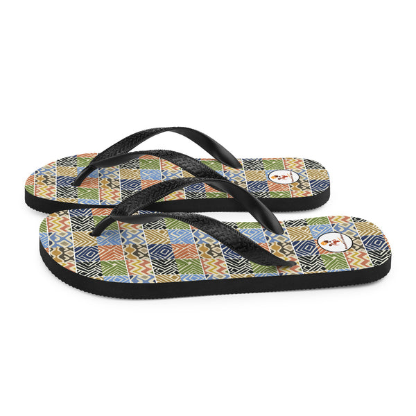 Zim Hari Print Flip-Flops