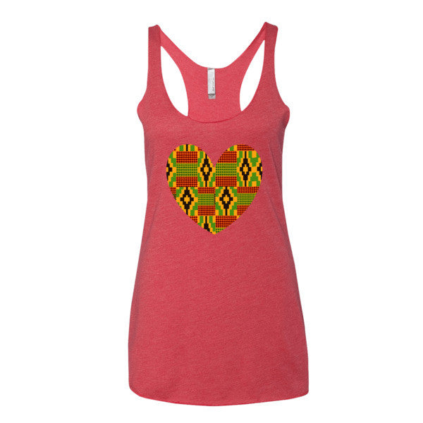 "I Heart Kente" Women's tank top