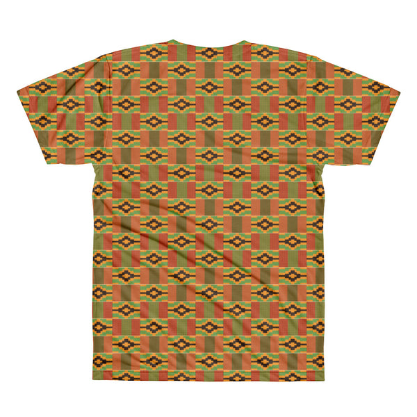 Afrobeats and Chill Kente Printed T-Shirt