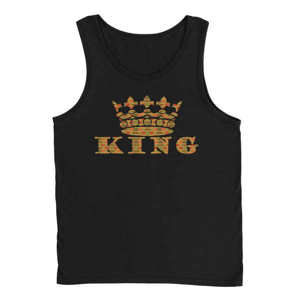 King Kente Print Men's Tank Top