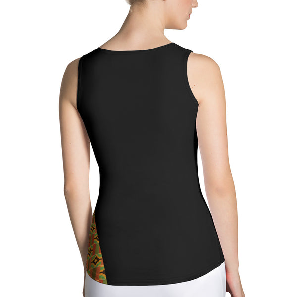 Queen Kente Print Tank Top