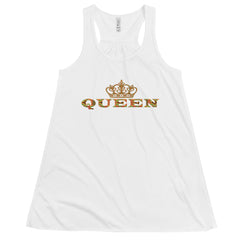 Queen Kente Print Women's Flowy Racerback Tank