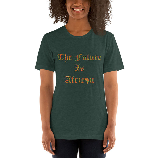The Future is African Kente Print Short-Sleeve Unisex T-Shirt