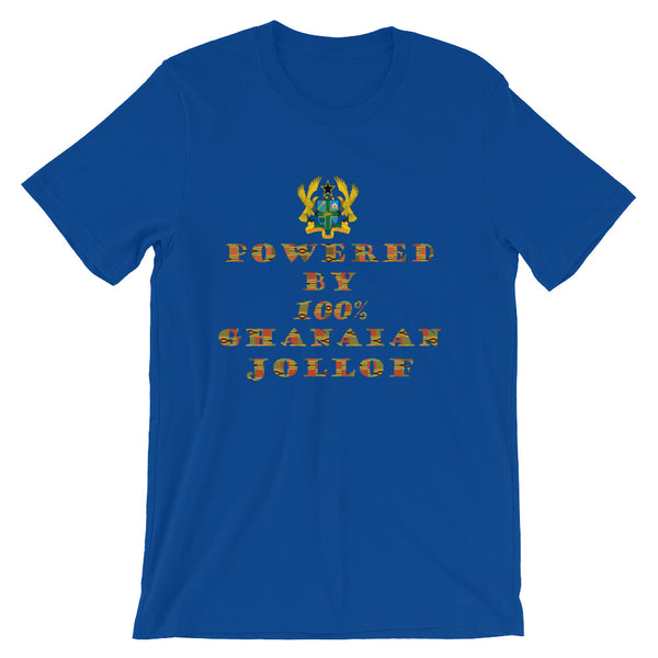 Powered by Ghanaian Jollof Unisex T-Shirt