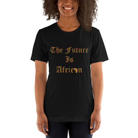The Future is African Kente Print Short-Sleeve Unisex T-Shirt