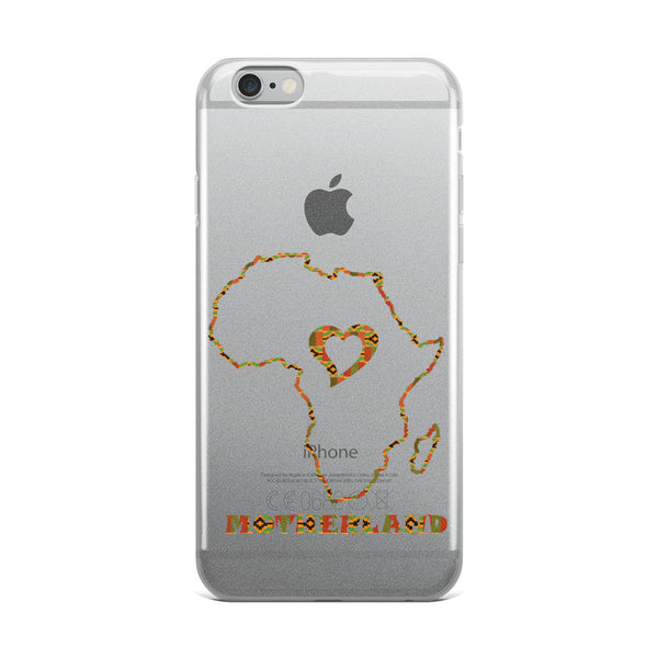 Heart Motherland African Map iPhone Case