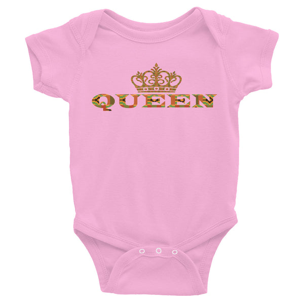 Queen Kente Print Infant Bodysuit