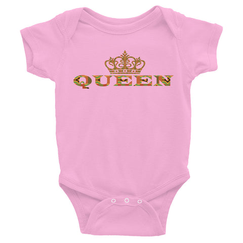 Queen Kente Print Infant Bodysuit