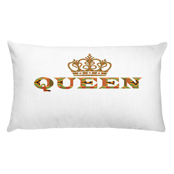 Queen Kente Print Rectangular Pillow