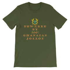 Powered by Ghanaian Jollof Unisex T-Shirt