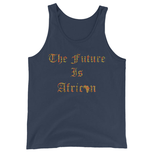 The Future is African Kente Print Unisex  Tank Top