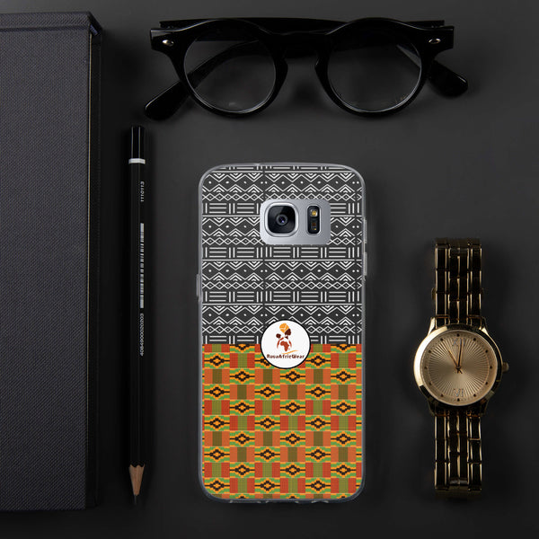RuvaAfricWear Kente & Mud Cloth Samsung Case