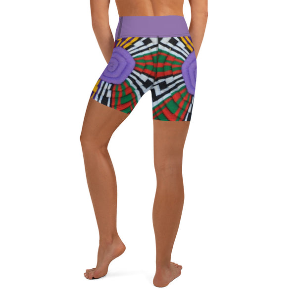 Mesob (Woven Basket) Women's Yoga Shorts