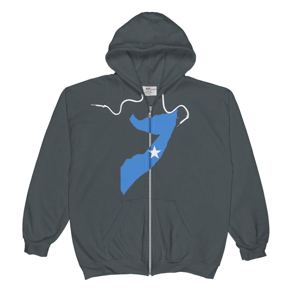 Somalia Unisex  Zip Hoodie