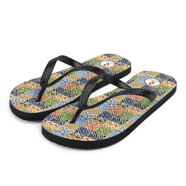 Zim Hari Print Flip-Flops