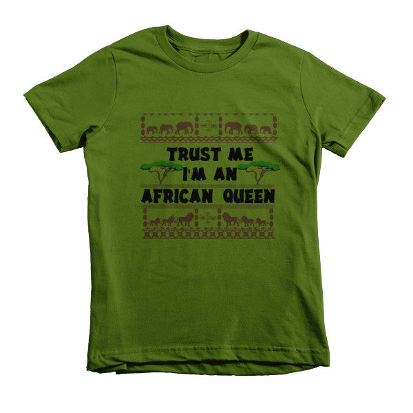 Trust Me I'm An African Queen girls t-shirt