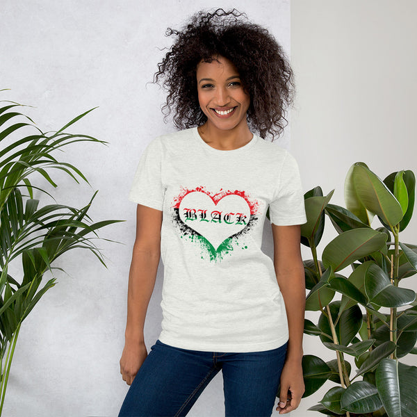 Black Love Short-Sleeve Unisex T-Shirt